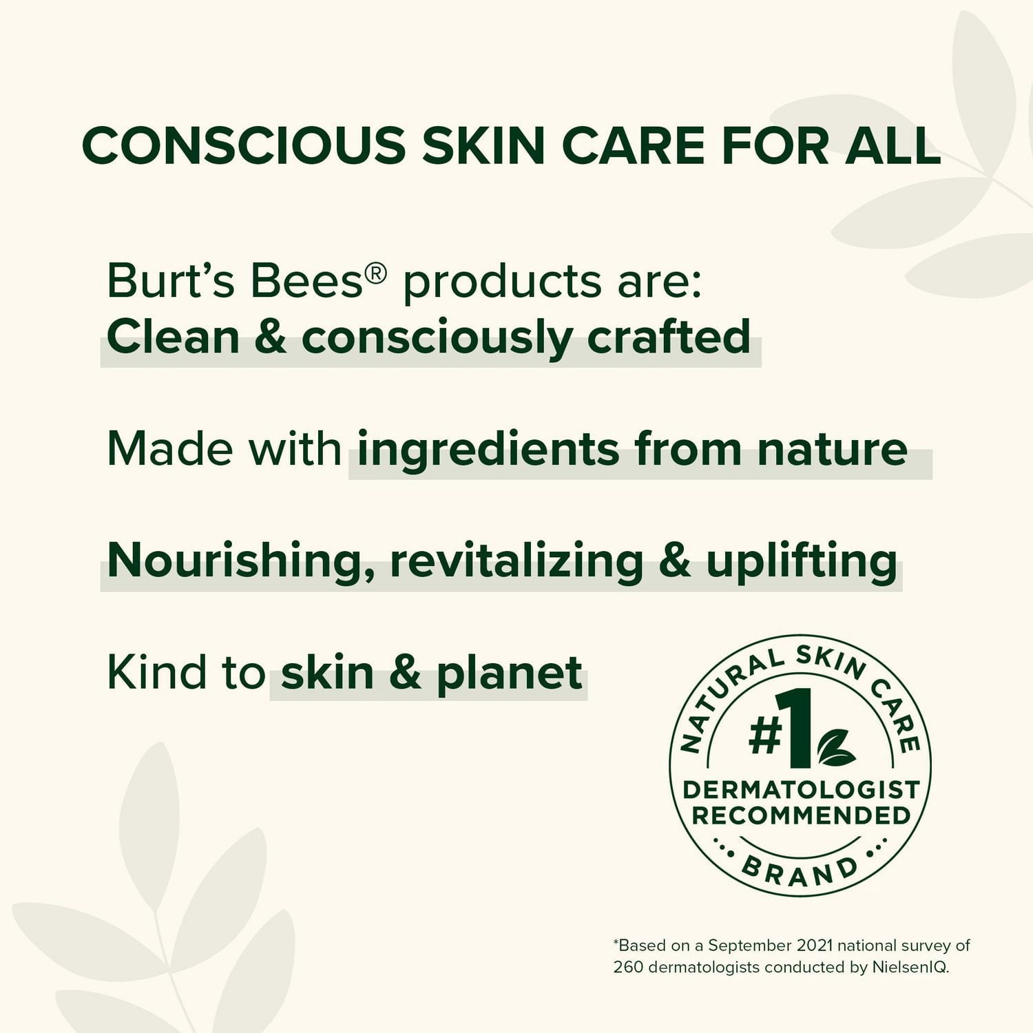 Nettoyant raffinant pour le visage de la gamme Renouveau de Burt’s Bees®,
