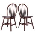 thumbnail image 1 of Ensemble de 2 chaises Windsor fini noyer, 1 of 9