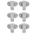 thumbnail image 3 of Control Knob, Wear Resistance Easy Assembly Widely Use Range Knob  For Microwave For Oven For Gas Stove For Home For Kitchen 0°,45°, 3 of 8