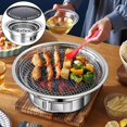 thumbnail image 4 of kurtrusly Korean Charcoal Barbecue Grill Portable Charcoal Stove Without Net Rack, 4 of 8