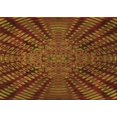 thumbnail image 1 of Ahgly Company Tapis d'Intérieur Lavables en Machine, Rectangle Rouge Cramoisi Transitionnel, 3' x 5', 1 of 7