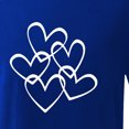 thumbnail image 5 of T-shirt Décontracté à Manches Courtes Imprimé Amour Blanc pour la Saint-Valentin, 5 of 5