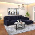 thumbnail image 2 of Moonsaad Stretch Couch Slipcovers, Sectional L-Shape Corner Sofa Covers, 1/2/3Seats Sofa Protector Covers, 2 of 11