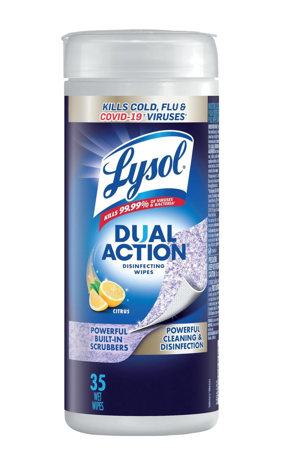 Lysol® Disinfecting Wipes - Dual Action, 35 Count