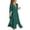 Green, variant on Cameland Women's Solid Color Single Breasted Lapel Drawstring Shirt Dress Cotton Linen Dress