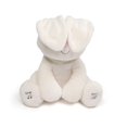 thumbnail image 3 of Baby GUND Flora The Bunny Animated Plush Stuffed Animal Toy, Cream, 12", 3 of 7