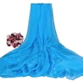 thumbnail image 1 of Xingzhi Versatile Long Scarf For Different Outfits And Occasions Made With Chiffon Long Shawls And Wraps sky blue, 1 of 6