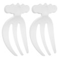 thumbnail image 4 of 2pcs Plastic Salad Claws Reusable Salad Forks Vegetable Forks Mixing Forks, 4 of 8