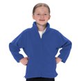 thumbnail image 2 of Jerzees Schoolgear Childrens Full Zip Outdoor Fleece Jacket, 2 of 2