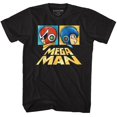 thumbnail image 1 of Mega Man T-Shirt pour Adulte Noir Boxy, 1 of 2
