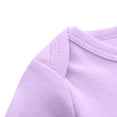 thumbnail image 5 of JDQJBZ Baby Boy Girl Bodysuit Long Sleeve Short Leg Romper Solid Color Cotton Newborn, 5 of 5