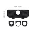 thumbnail image 3 of Aodebiao Diatomite Faucet Mat - Universal Sink Drying Pad for Kitchen & Bathroom - Non-Slip Water Absorbent Tray (27x11cm) Splash Proof & Fast Drying, 3 of 5