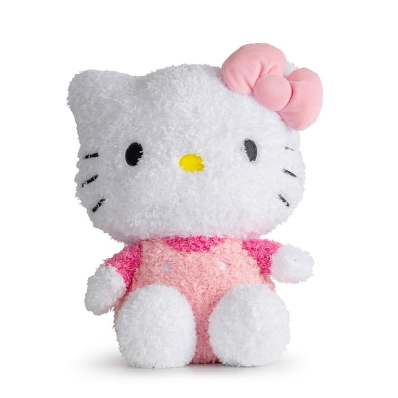 Hello Kitty Pink Dress Plush Cuddle and Decorative Pillow Buddy, 100% Polyester