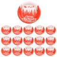 thumbnail image 1 of F Eco-Friendly Disposable Christmas Party Plates 9 Inch 16Pc Set Perfect For Holiday Dinner Decorations Festive Gatherings And Special Events Weight 0.42 Lb, 1 of 7