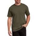 thumbnail image 1 of Dickies T-Shirt à Manches Courtes pour Homme, Col Ras du Cou, Épais, TG, Vert Militaire, 1 of 2