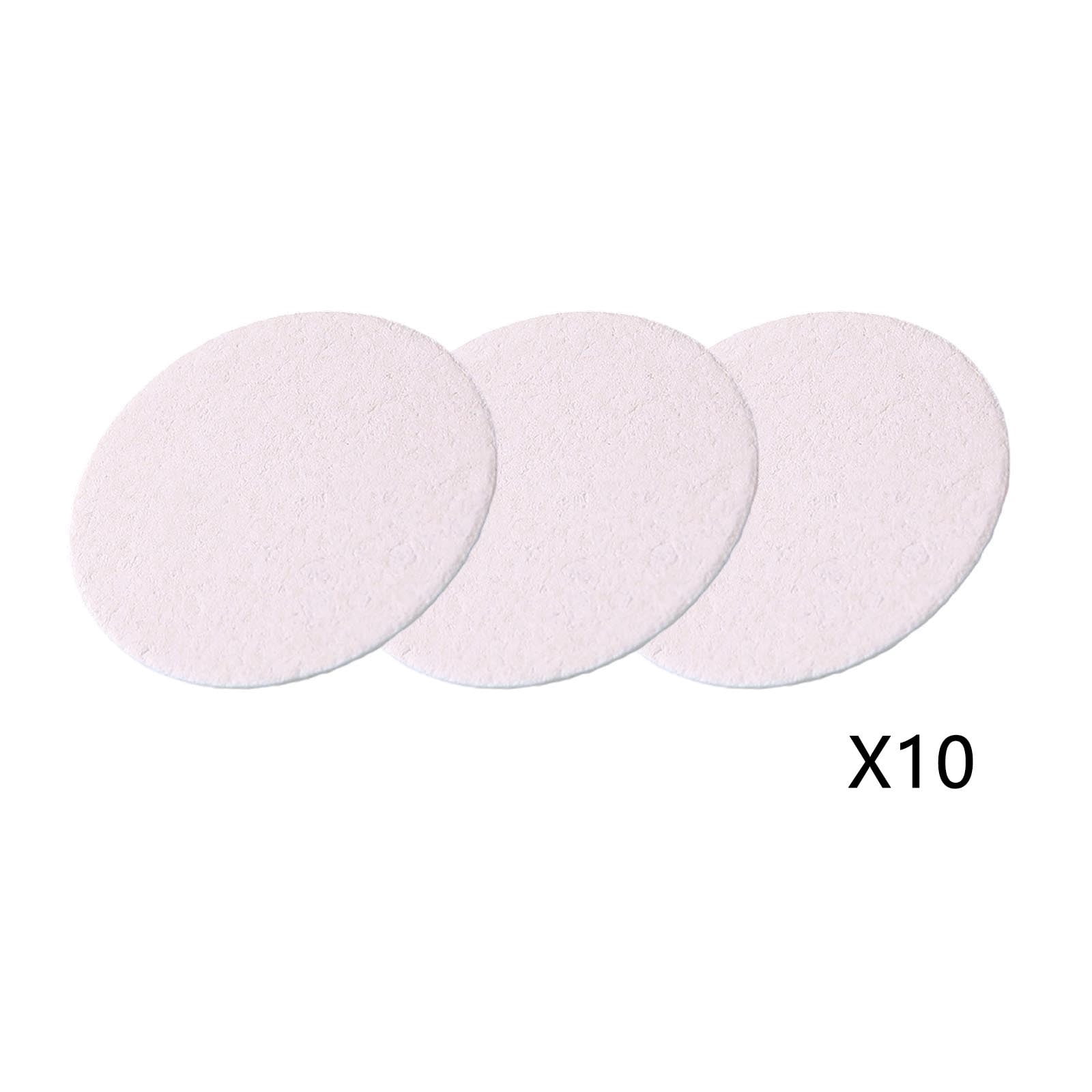 YoGold 10-Count Kitchen Sponges- Compressed Cellulose Sponges Non-Scratch Natural Dish Sponge 3D Foam Textured Sponges For Kitchen Bathroom Cars (Rotundity) White