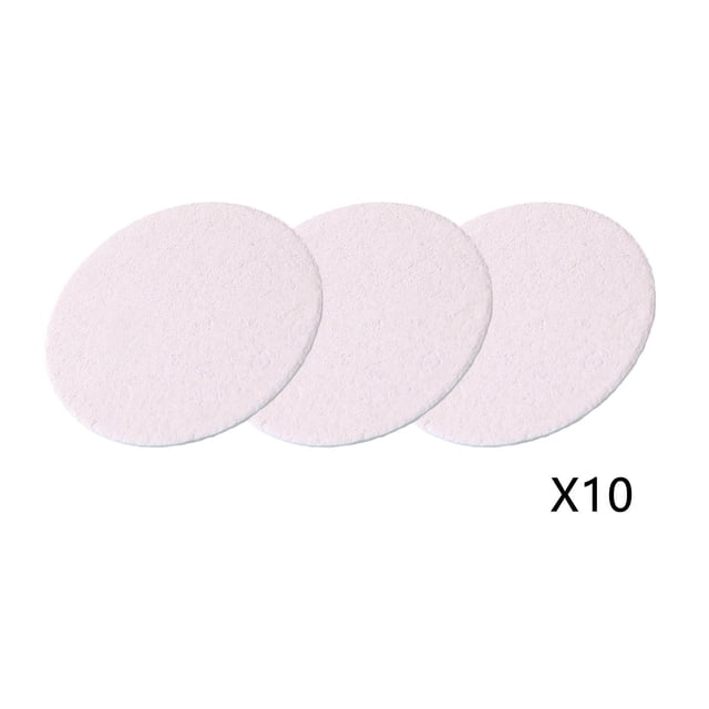 YoGold 10-Count Kitchen Sponges- Compressed Cellulose Sponges Non-Scratch Natural Dish Sponge 3D Foam Textured Sponges For Kitchen Bathroom Cars (Rotundity) White