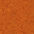 thumbnail image 1 of Ahgly Company Tapis d'Intérieur Lavable à la Machine, Carré, Transitionnel, Orange Rouge Orange, Tapis de Zone, 4 Pieds Carré, 1 of 7