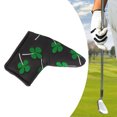 thumbnail image 1 of Golf Putter Head Cover, Thick Plush Lining Protective Golf Blade Putter Cover  for Outdoor White,Black, 1 of 7