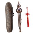 thumbnail image 2 of Flute, Flute Instrument Cucurbit Flute with Case,Metal Flute Ethnic Musical Instrument,C keys b Flat Key Gourd Flute Wind Instrument,Chinese Instrument, 2 of 8