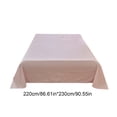 thumbnail image 3 of 1 Piece Solid Color Polyester Bed Sheet 86.6 X 90.6 Inches - Soft Washable Fade-resistant Fitted Sheet for Standard Mattress, 8 Color Options,for Adults,YISHFHP,Multicolor, 3 of 9