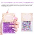 thumbnail image 3 of 1440 Pieces Glass Crystal Set Flat Back Excellent Gloss Nail Art Rhinestones DIY Handcraft Manicure Accessories Card Making Mixed Color, 3 of 7