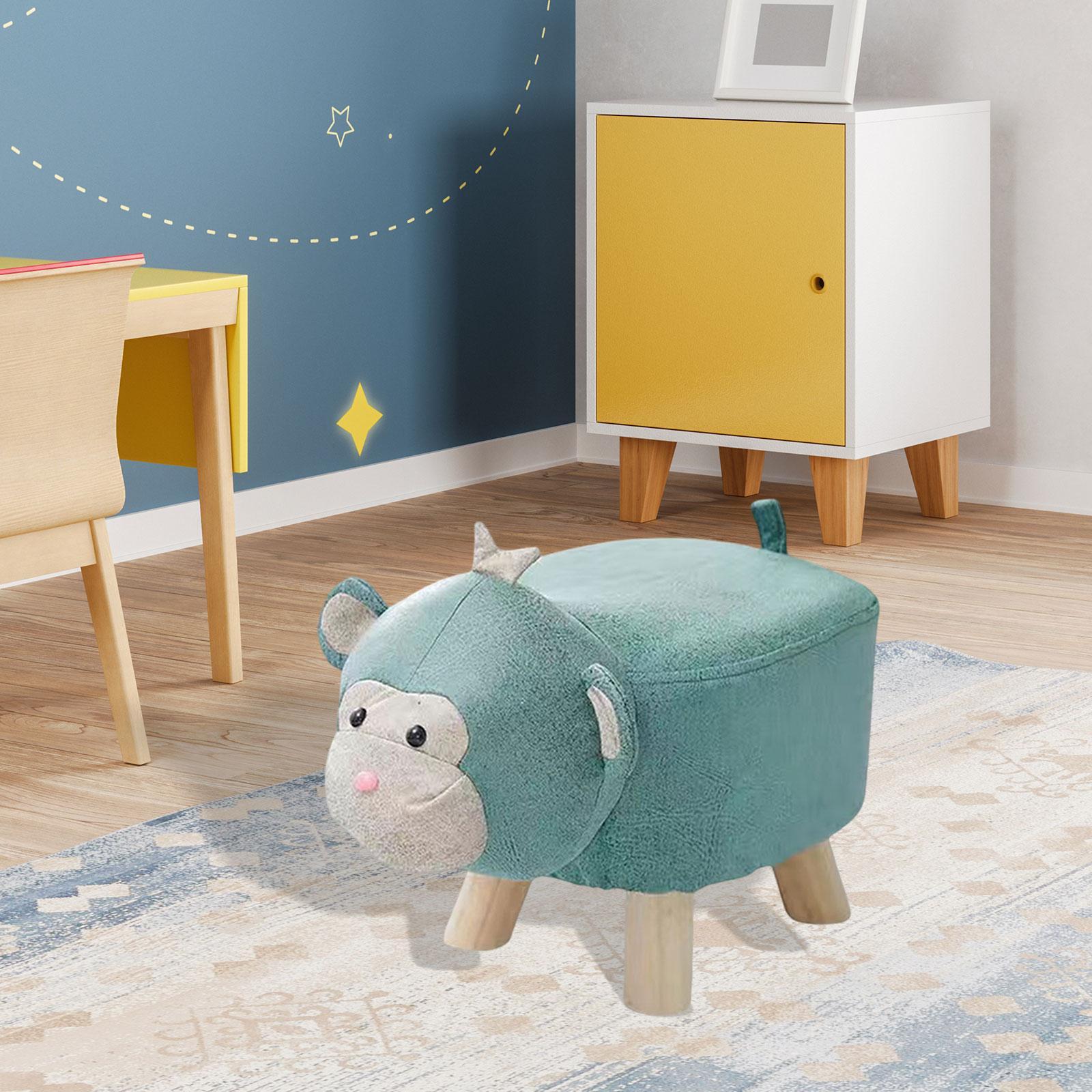 Elodie Repose-Pieds Animal en Forme d'Animal Mignon pour Salon Chambre Intérieur Singe
