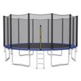thumbnail image 1 of Patiojoy 16ft Trampoline with Safety Enclosure Net & Spring Pad Jumping Mat, 1 of 9