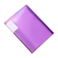 thumbnail image 2 of Fasiaou 1 Pack Purple Document Folders Plastic Envelopes Poly Envelopes File Envelopes with Label Pocket and Snap Button for Home Work Office Organization, Letter Size/A4 Size, White, 2 of 5