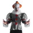 thumbnail image 1 of Rubie's mens It Movie Deluxe Pennywise Adult Sized Costumes, 2017 Version, X-Large US, 1 of 9
