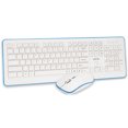 thumbnail image 1 of Elink KBR630 - Ensemble Clavier et Souris Sans Fil, Rechargeable, 2,4 GHz, Blanc, 1 of 2