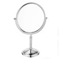 thumbnail image 2 of Personal Makeup Mirror Vanity Mirror With Lights Desktop Vanity Mirror Stainless Steel Rotating Double-sided Mirror Retro Bathroom Mirror Handheld Beauty Mirror ,Widely Use, 2 of 5