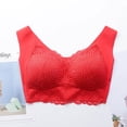 thumbnail image 5 of Timegard Lace Bras for Women Wireless Back Smoothing Full Coverage Breathable Comfort Seamless Bras, 5 of 5