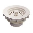 thumbnail image 1 of Whitehaus Collection  RNW50L-B 3.50 in. Basket strainer for deep fireclay application- Biscuit, 1 of 3