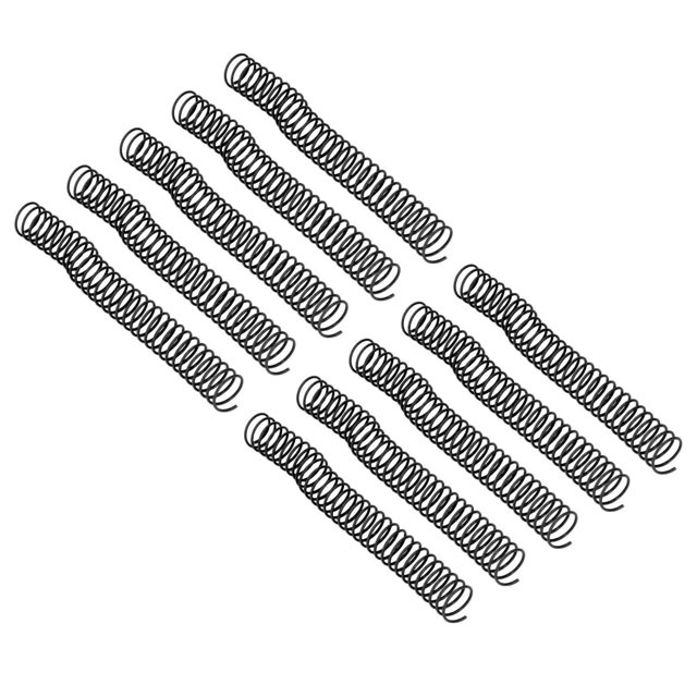 Sheet Binding Comb, 29mm Inner Diameter Spiral Binding Coil Easy Cutting For Paper Black