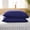 Navy, variant on 2-Pack Soft Brushed Microfiber Pillow Cases | Envelope Closure | 20x30 Inches | Shrink & Fade Resistant | Purple/Navy/Gray/Yellow/Blue/Dark Gray/White/Red
