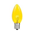 thumbnail image 2 of Novelty Lights 25 Foot C9 Twinkle Outdoor Patio Christmas String Light Set, Yellow, Green Wire, 25 Bulbs, 2 of 6