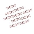 thumbnail image 1 of relayinert Candy Shaped Mini Necklace Organizer Earrings Necklace Storage Pink 10 Pcs 1Set, 1 of 6