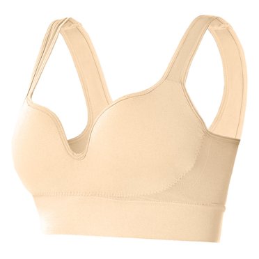 Yuyuzo Sports Bra for Women High Impact Push up Gym Yoga Wirefree Seamless Full Coverage Yoga Bra