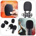 thumbnail image 5 of KAKOWELY 2Pcs Mic Covers Windscreen Handheld Microphone Covers Microphone Accessory,3.15X"X2.95"X2.95", 5 of 5