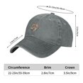 thumbnail image 4 of ZICANCN Abstract Rainbow Swirl Casquette de Baseball Réglable Femmes, Chapeaux pour Hommes Adulte Lavé Coton Denim Baseball Caps Mode Gris, 4 of 6