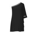 thumbnail image 4 of Gspmoly Robes pour Femmes, Robe à Épaules Asymétriques en Dentelle à Empiècements pour Femmes, Manches Courtes, Épaules Asymétriques, Longueur Genou, Robe de Cocktail pour Femmes jusqu'à 65 % de Rabais, 4 of 5