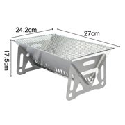 Folding Campfire Grill Charcoal Grills BBQ Barbecue Stove for Outdoor Camping