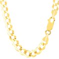 thumbnail image 1 of Collier Chaîne Gourmette Confort en Or Jaune 10k, 8,2 mm, 24 Pouces, 1 of 1