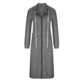 thumbnail image 5 of LOVZFMLL Vestes pour Femmes Décontractées à Manches Longues avec Poche à Fermeture Éclair, Sweat à Capuche, 5 of 5