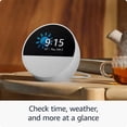 thumbnail image 2 of Amazon Echo Spot (Sortie 2024), Réveil Intelligent avec Son vibrant + Alexa, Blanc Glacier, 2 of 6