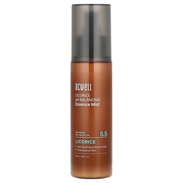 Acwell Brume d'Essence Équilibrant le pH à la Réglisse, 3,38 fl oz (100 ml)