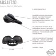 thumbnail image 3 of Lift 210 Anato Relief Saddle Bike Seat, for All Bikes, Compatible with Electric Bicycles, 3 of 5