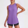 thumbnail image 1 of Weiqiqre Vêtements pour Femmes Sans Manches d'Été à Col Rond Décontractés Tuniques Amples Hauts Chemises, 1 of 8