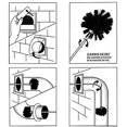 thumbnail image 4 of Chimney Kit Sweeping Drain Set Pipeline Flue Cleaning Tool For Duct Vent Includes Flexible, 4 of 5